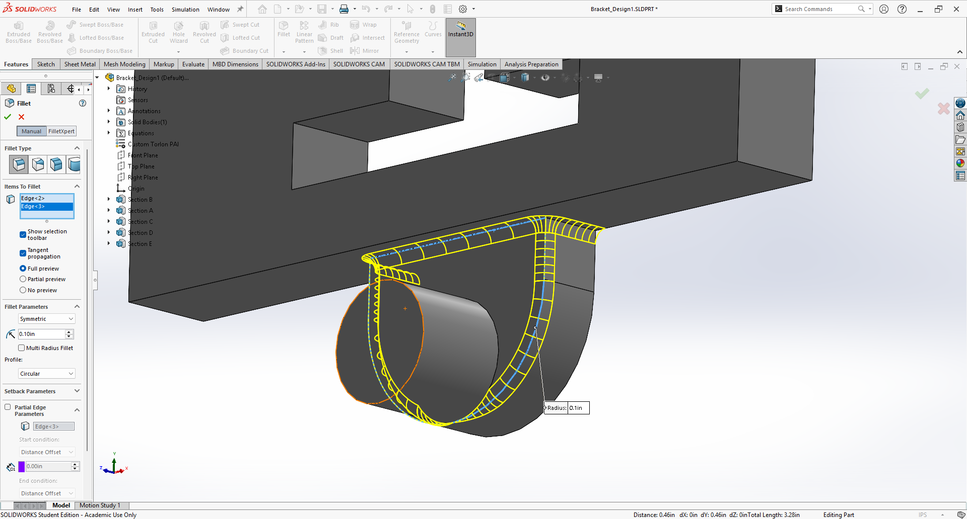 Adding Round to Section B